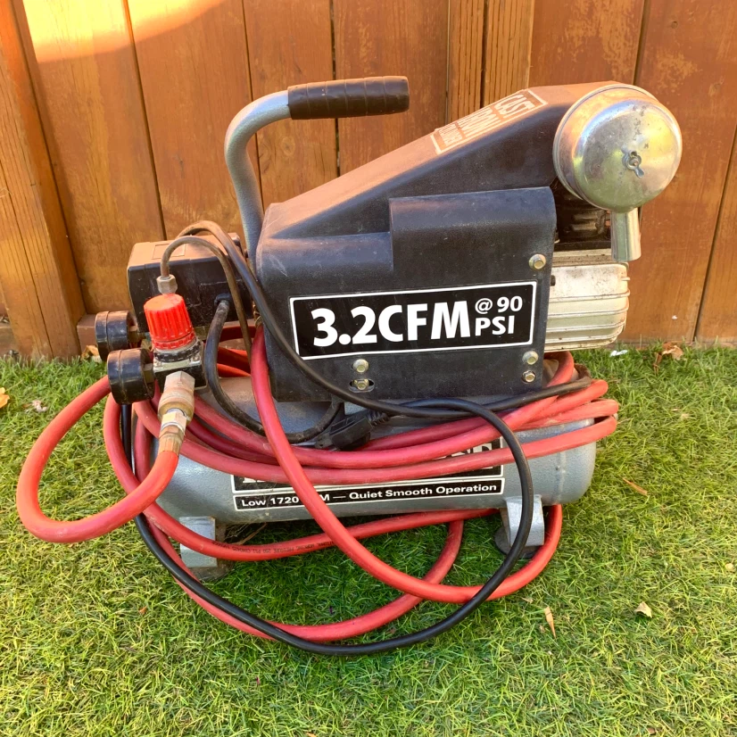Portable Air Compressor 3.2 CFM 90 PSI Garage Workshop Air Tools