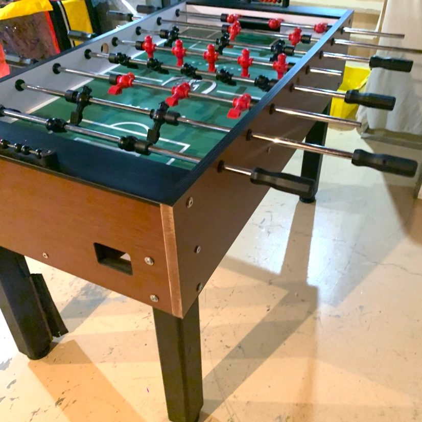 Foosball Table Soccer Game Table Indoor Arcade Game Room Toys - photo 4