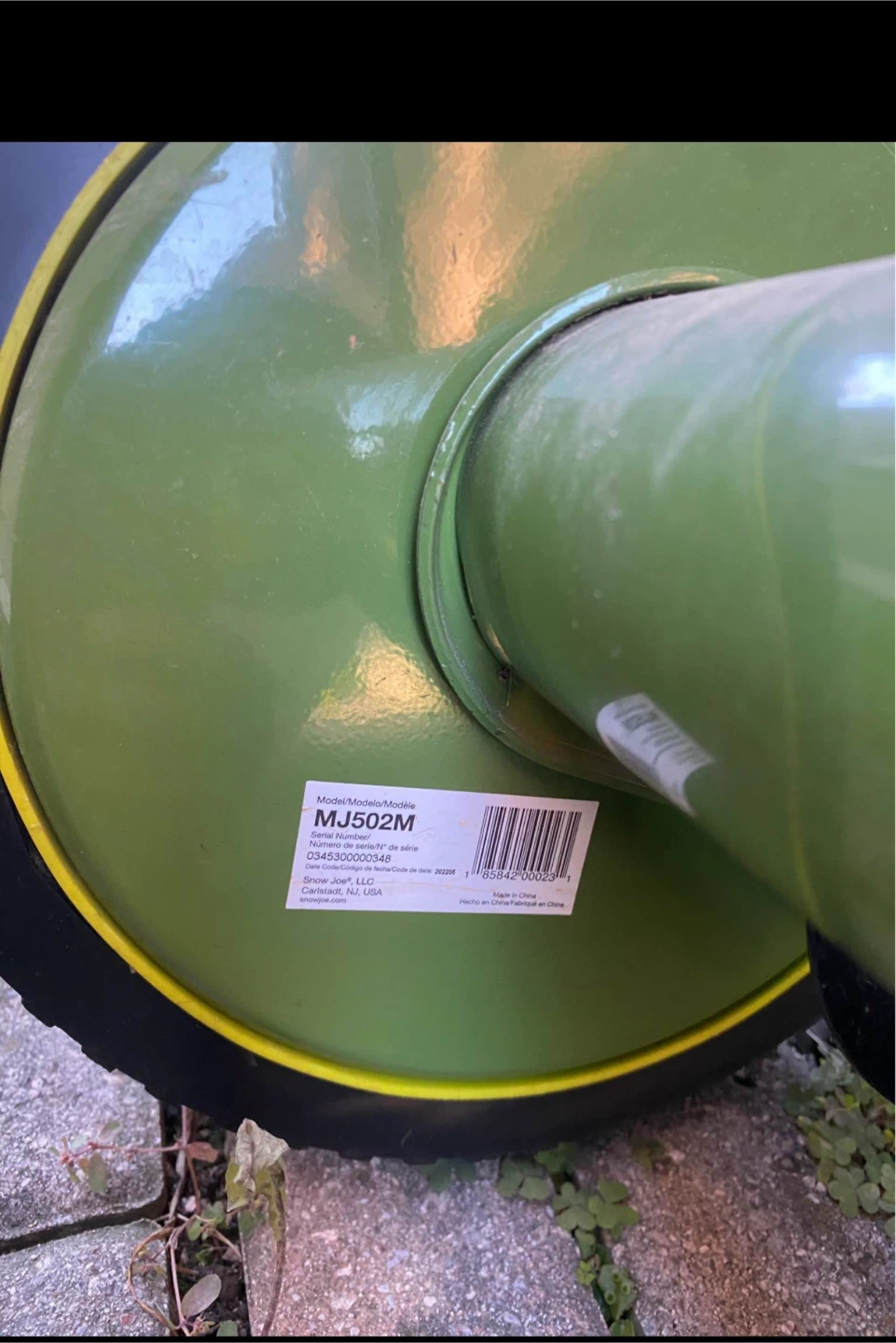Sun Joe MJ502M Manual Reel Mower - photo 3