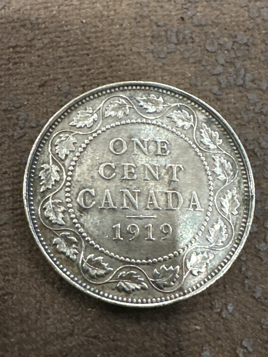 1919 Canadian One Cent Coin