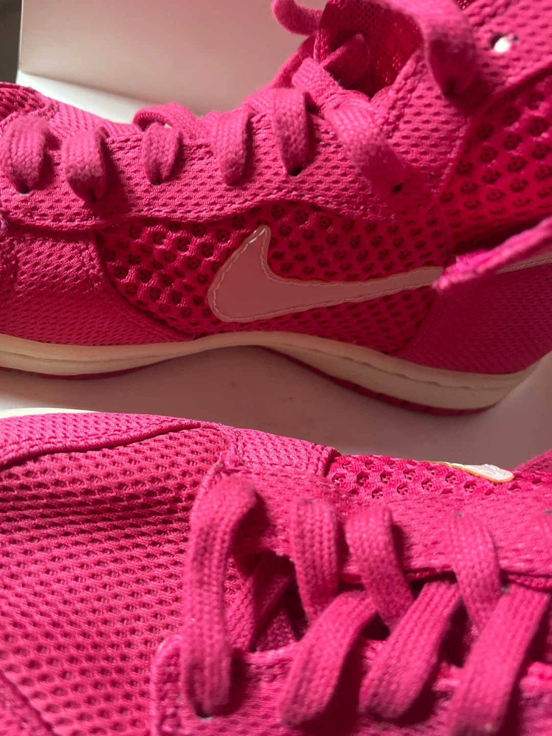 Nike High Top Sneakers Pink - photo 4