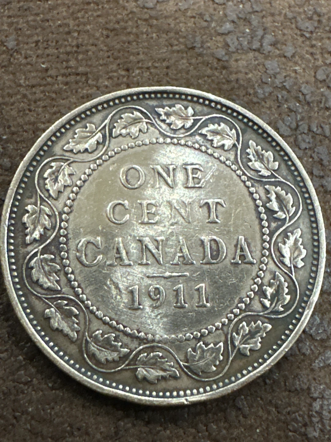 1911 Canadian One Cent Coin
