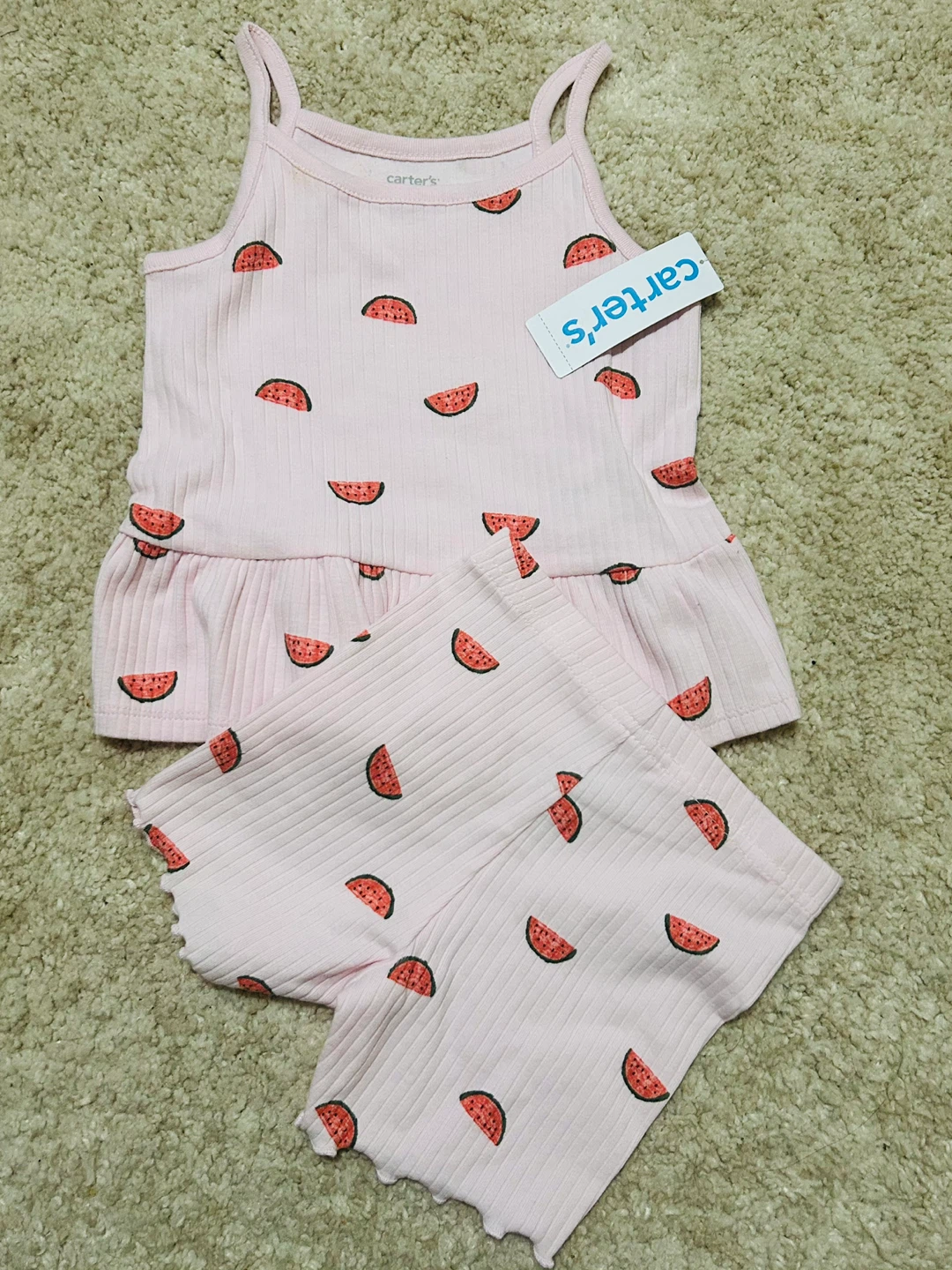 Carter's Watermelon Print Outfit Set 18m