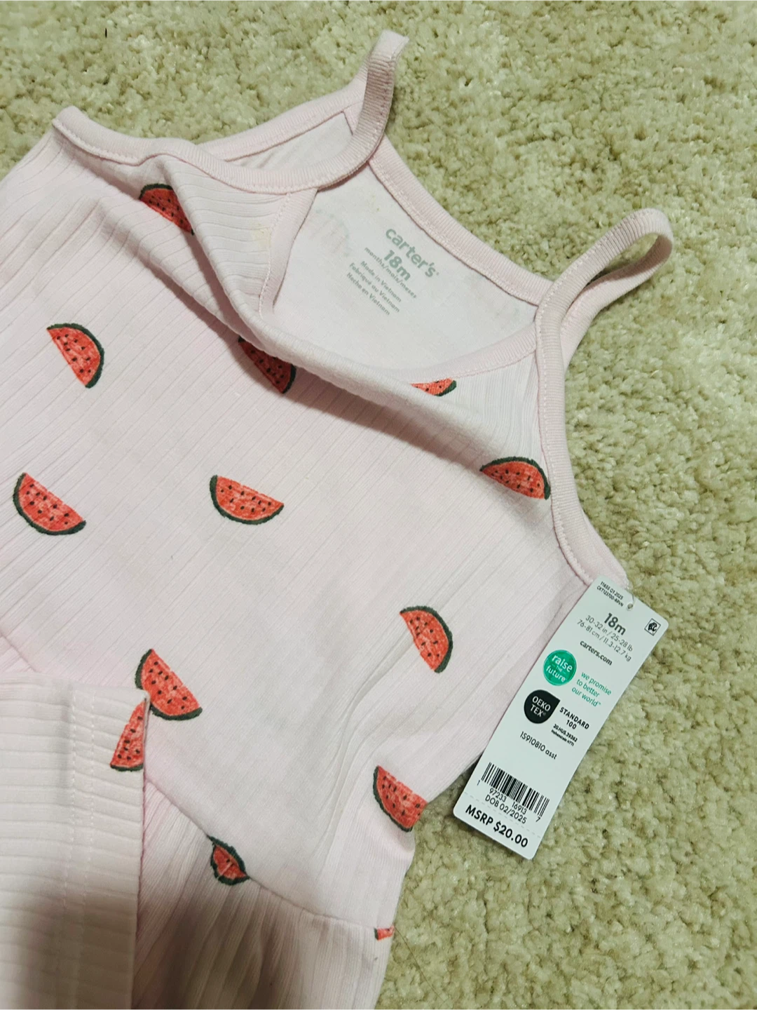Carter's Watermelon Print Outfit Set 18m - photo 2