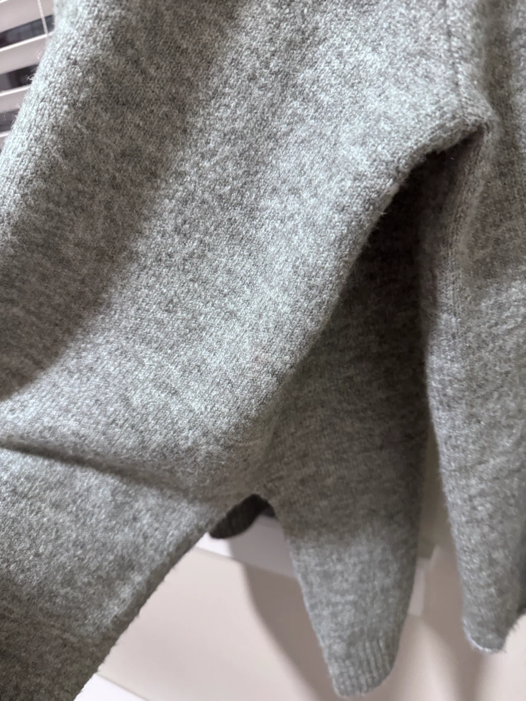 Zara Knit Grey Turtleneck Sweater, like new - photo 2