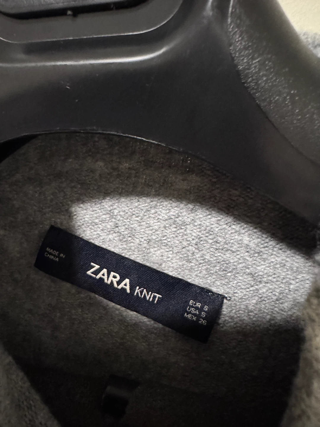 Zara Knit Grey Turtleneck Sweater, like new - photo 4