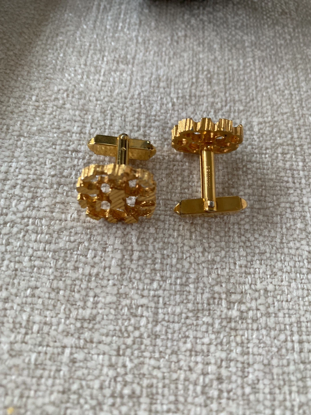 Vintage Pierre Balmain gold plated cufflinks