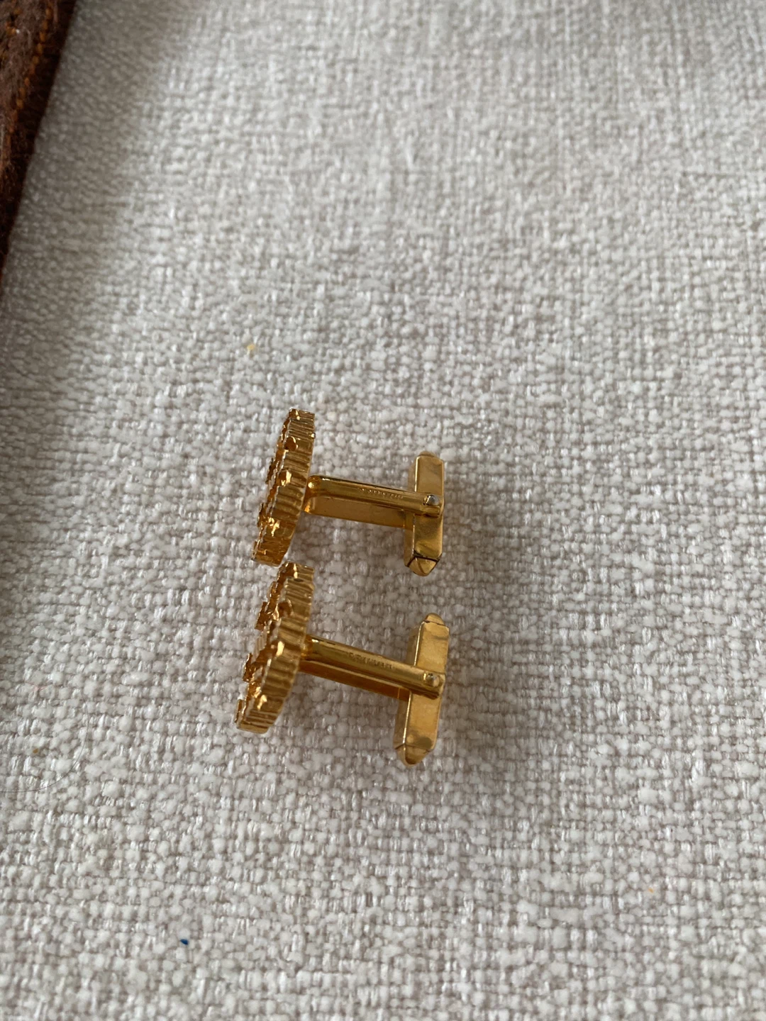 Vintage Pierre Balmain gold plated cufflinks - photo 2