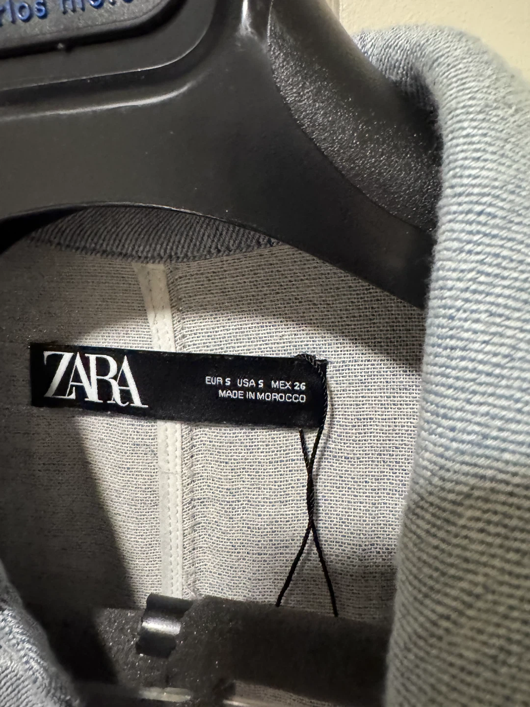 Zara light blue Button-Up Coat - photo 2
