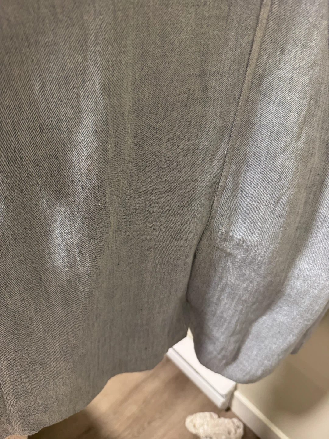 Zara light blue Button-Up Coat - photo 4