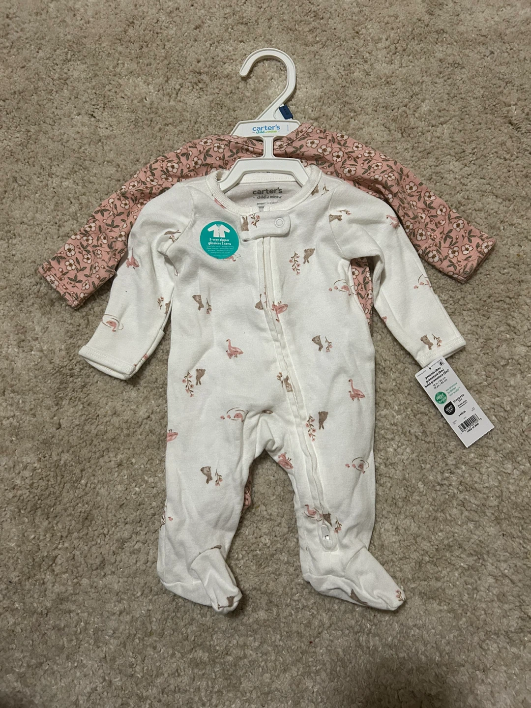 Carter's Child of Mine Preemie Footed Pajamas (2-Pack)