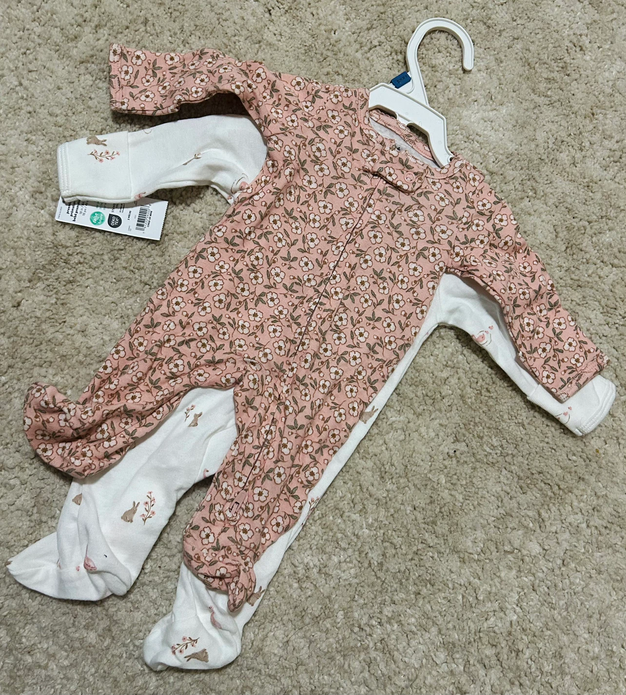 Carter's Child of Mine Preemie Footed Pajamas (2-Pack) - photo 3