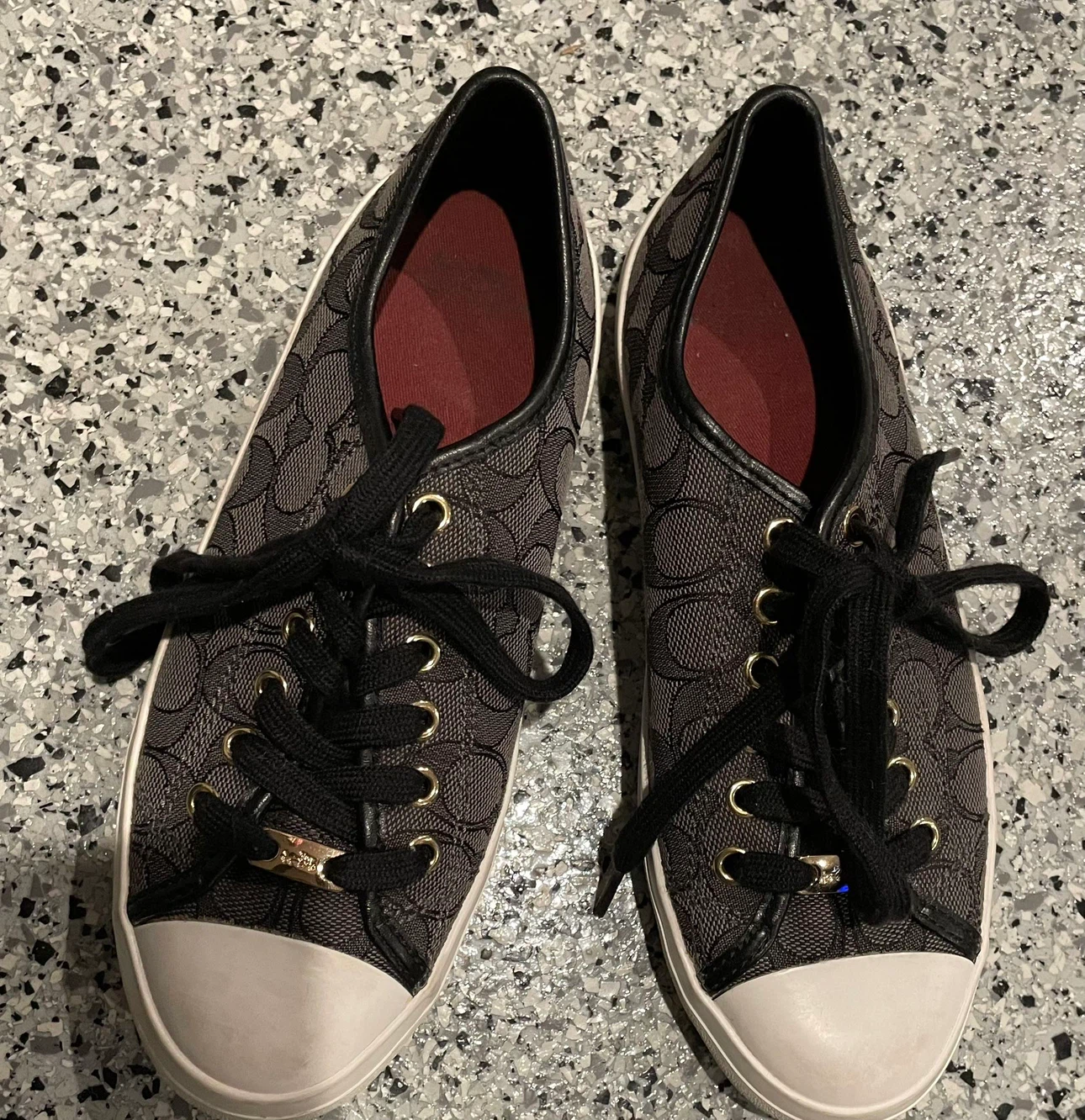 Coach Signature Canvas Sneakers
