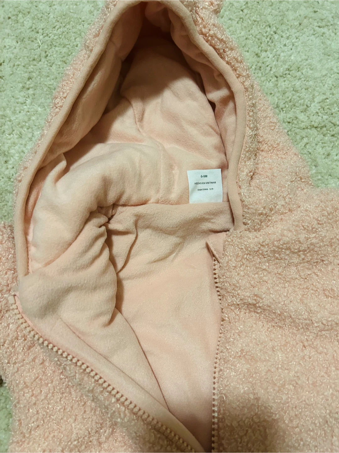 Wonder Nation Teddy Fleece Pram 6-9M - photo 3