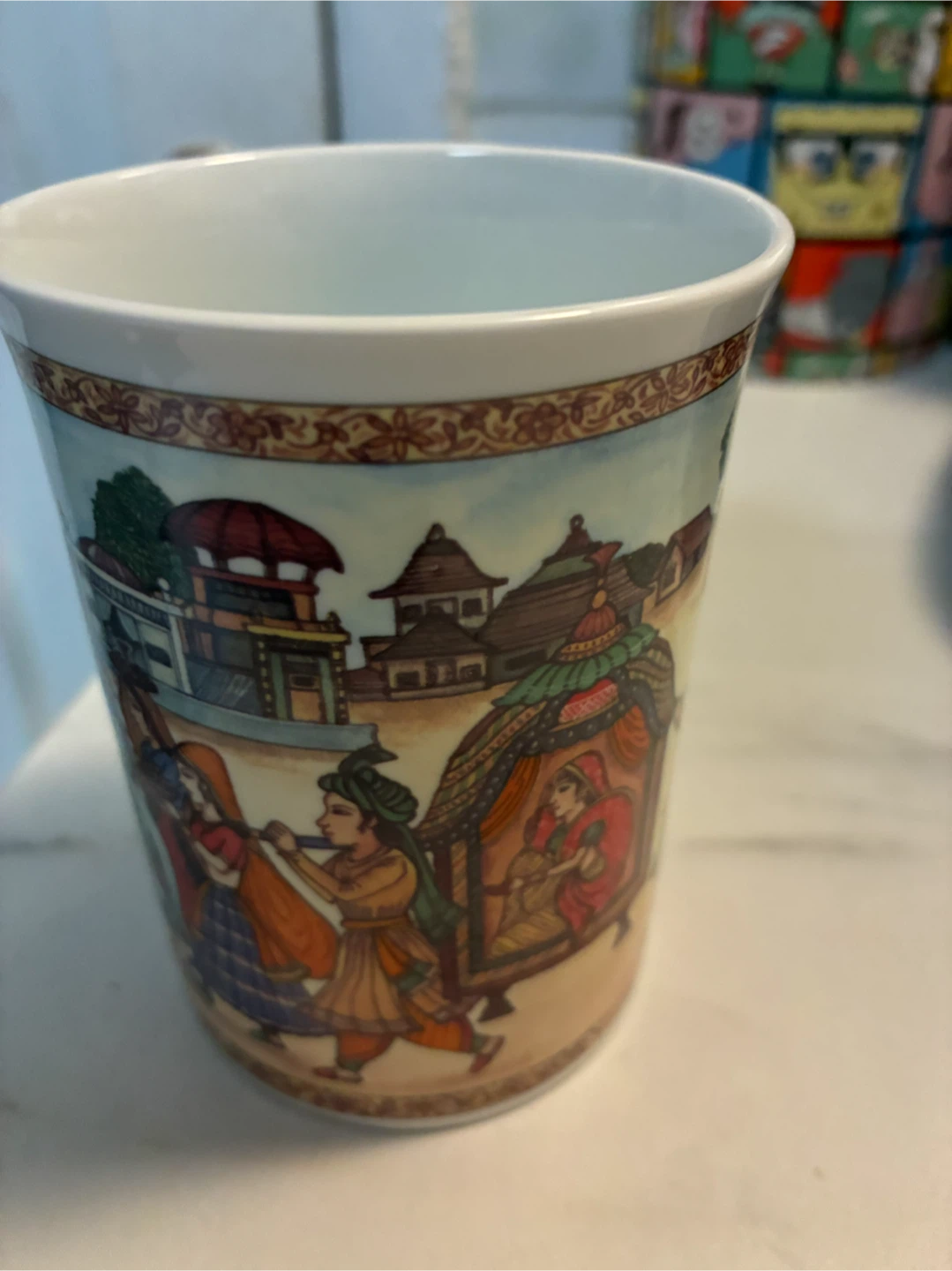 Traditional Indian Art Ceramic Mug - photo 4