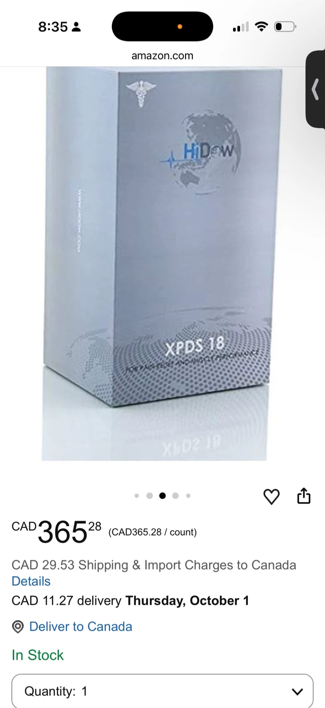 HiDew XPDS 18 Pain Relief Device
