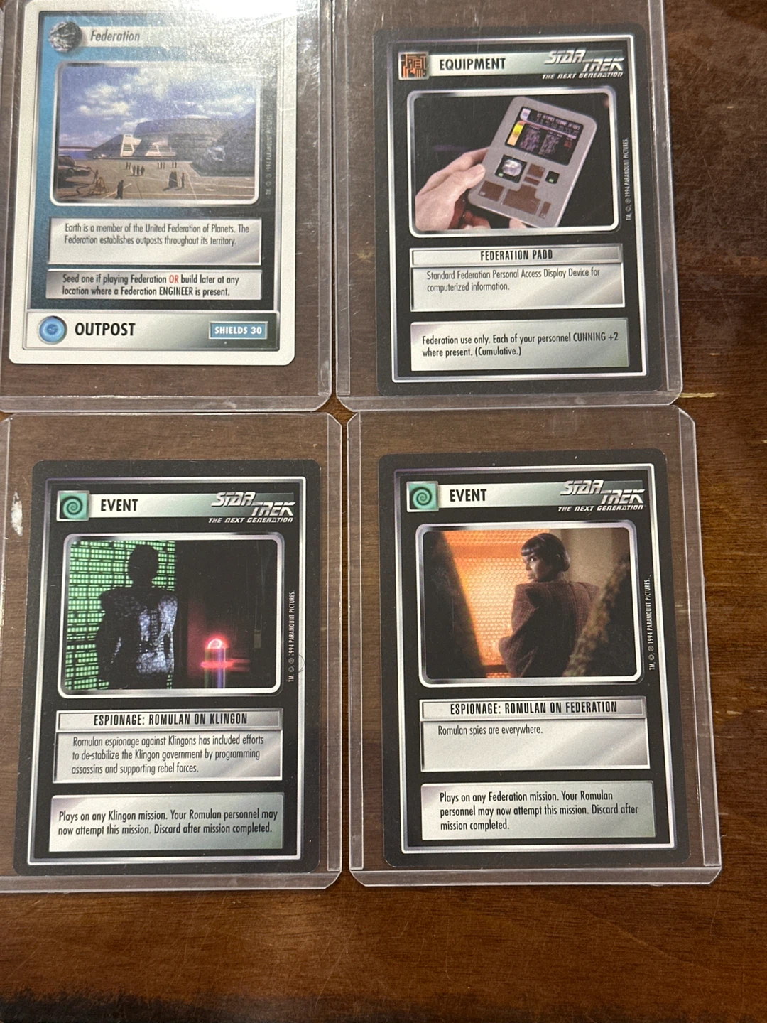 Collection of 1994 Star Trek The Next Generation Cards - photo 2