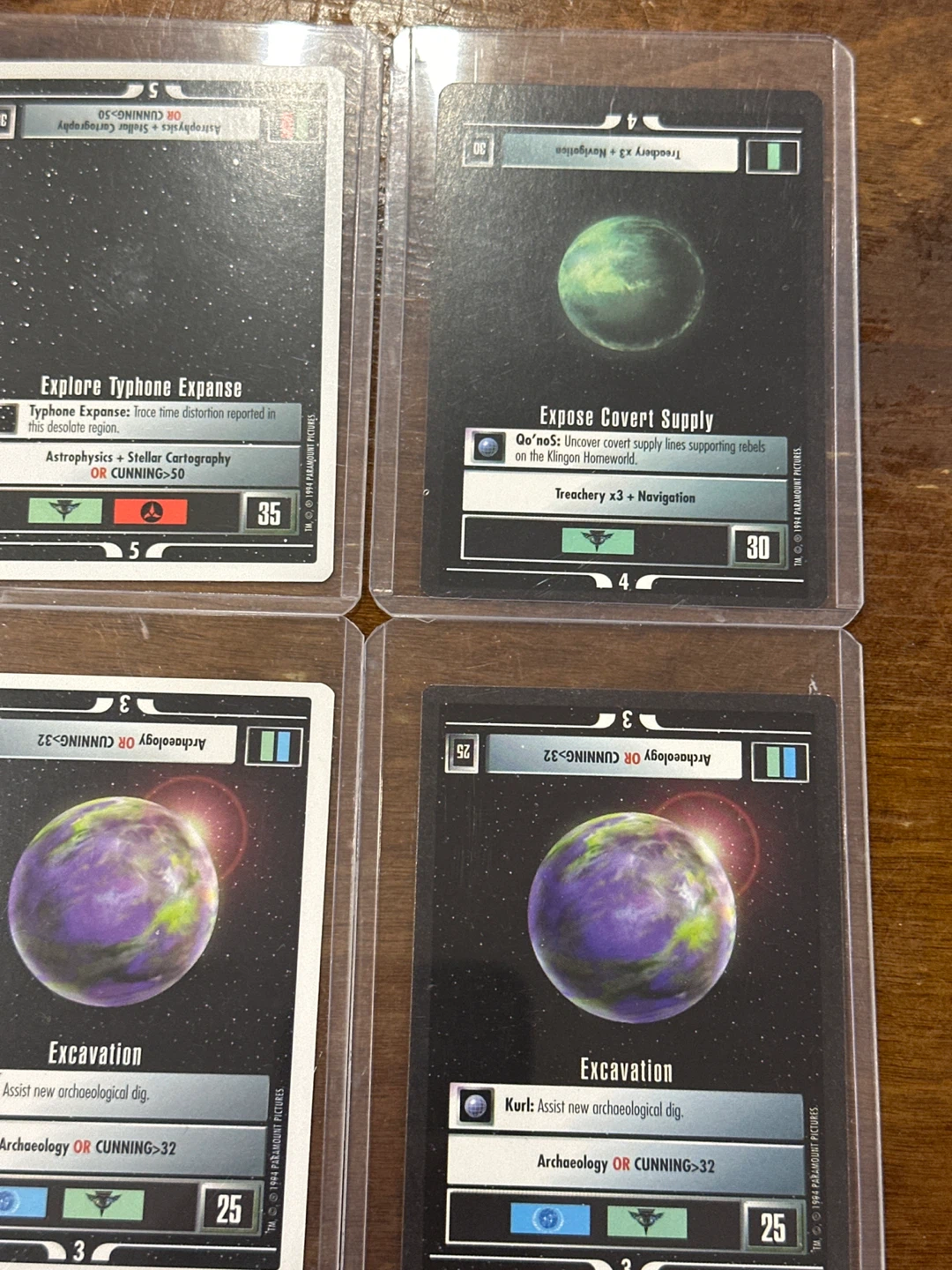Collection of 1994 Star Trek The Next Generation Cards - photo 3