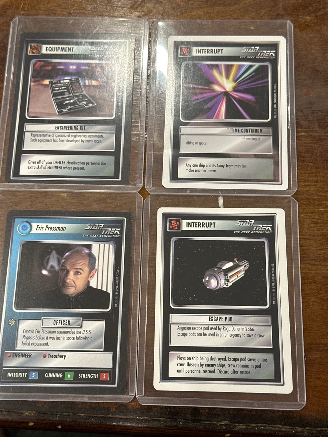 Collection of 1994 Star Trek The Next Generation Cards - photo 4