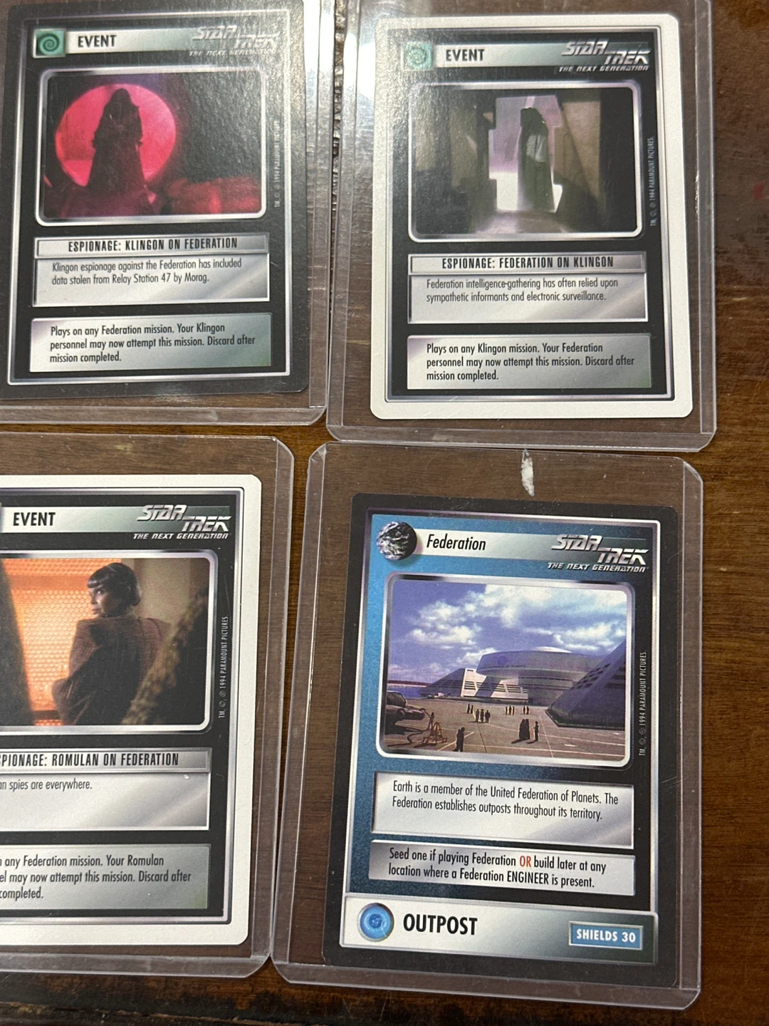 Collection of 1994 Star Trek The Next Generation Cards - photo 5
