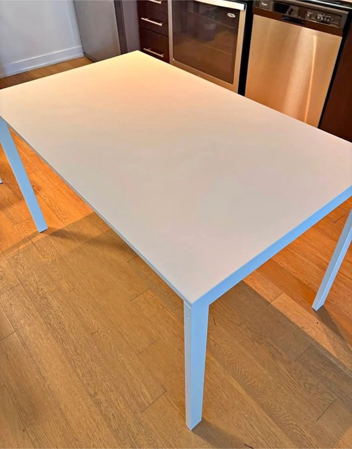 IKEA Lerhamn white dining table