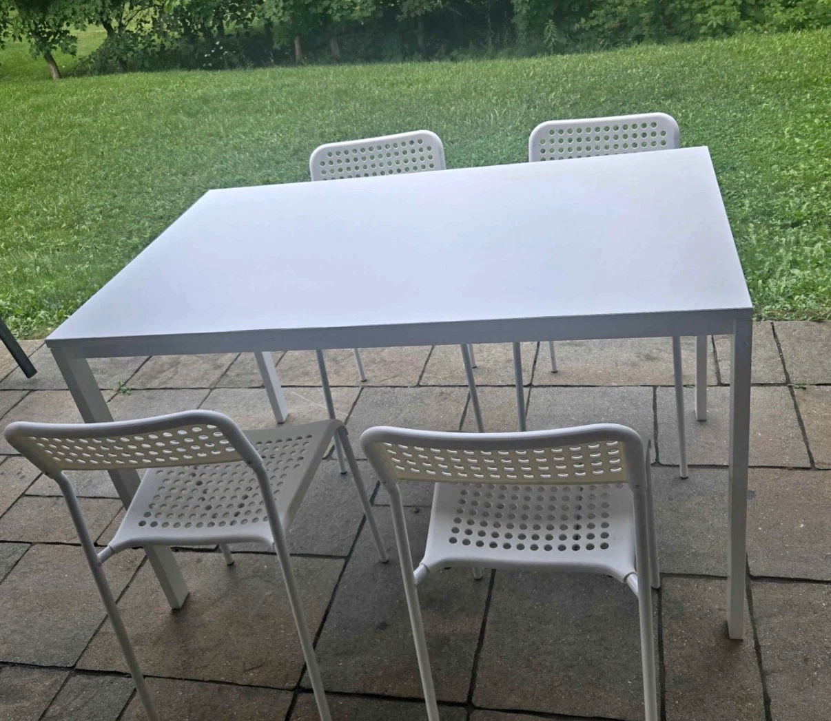 IKEA Lerhamn white dining table - photo 3
