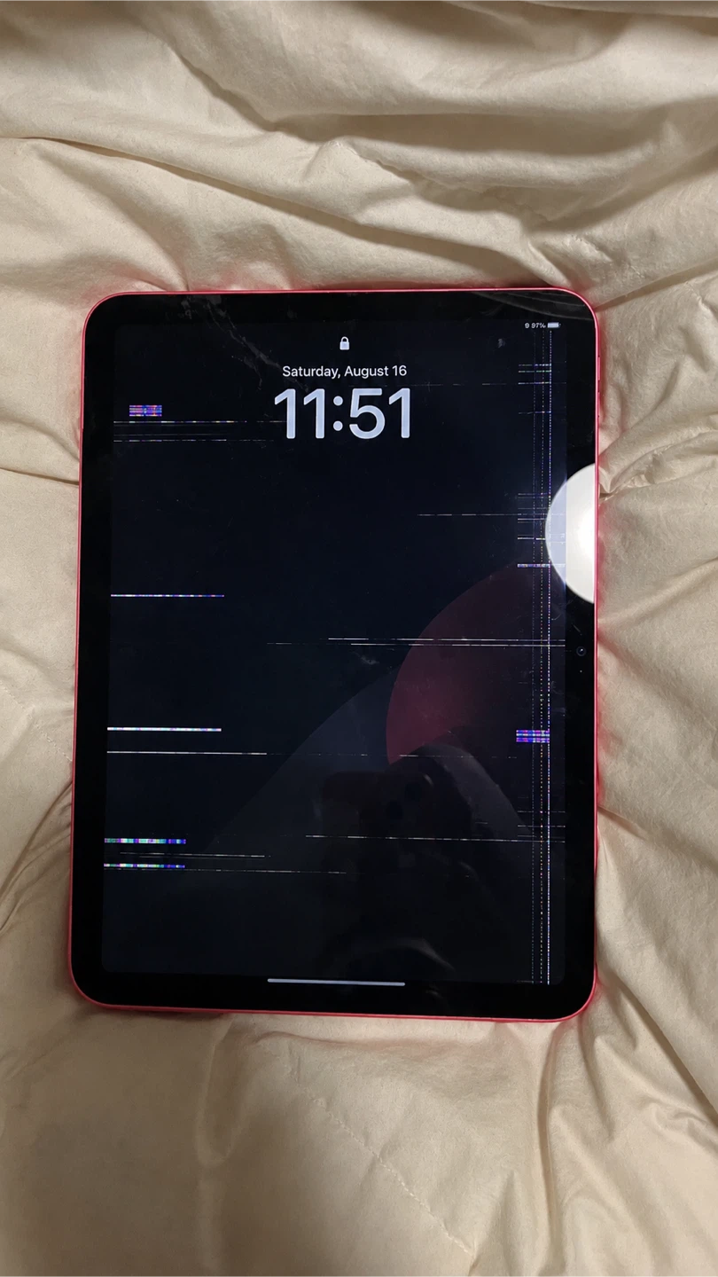 Apple iPad Air (Pink) screen needs fixing - photo 5