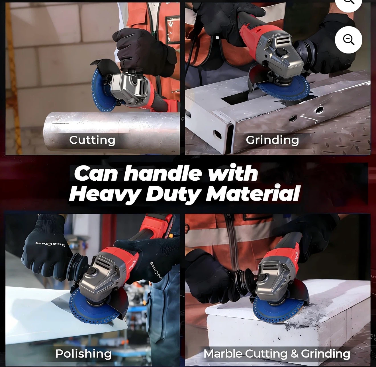ELECMAPS Cordless Angle Grinder (Tool Only) - photo 4
