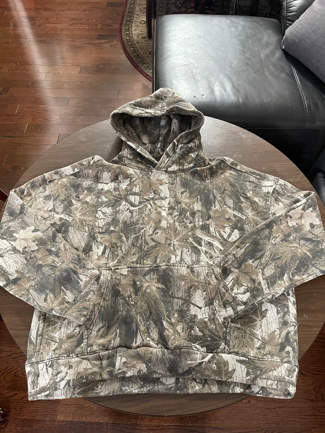 Hollister Boxy Fit Camo Hoodie