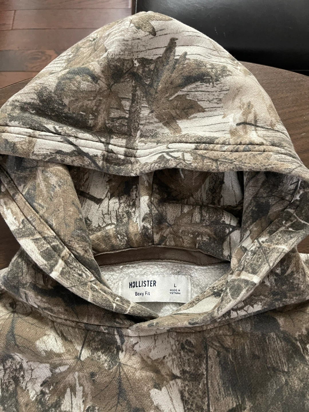 Hollister Boxy Fit Camo Hoodie - photo 2
