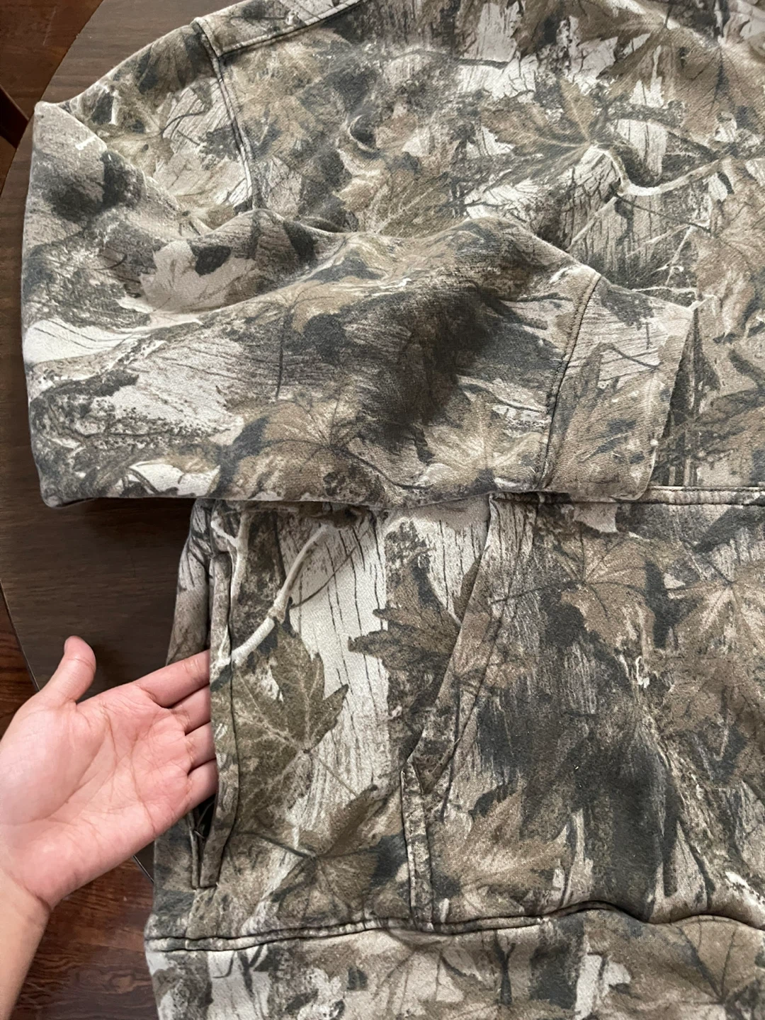 Hollister Boxy Fit Camo Hoodie - photo 3