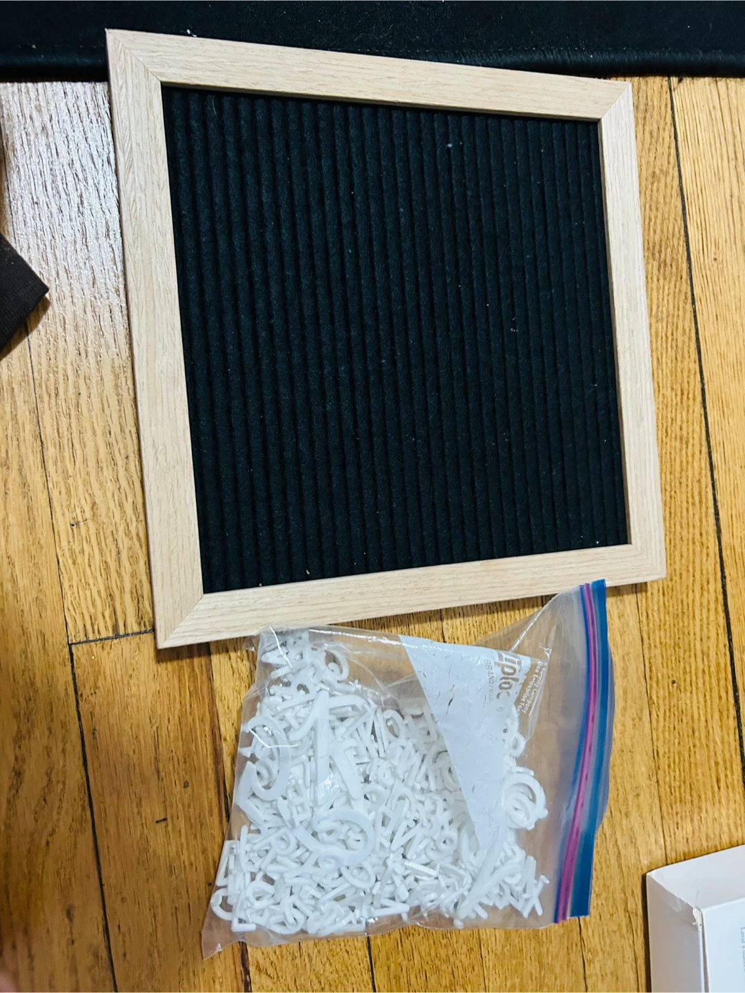 Black Letter Board with White Letters - photo 2