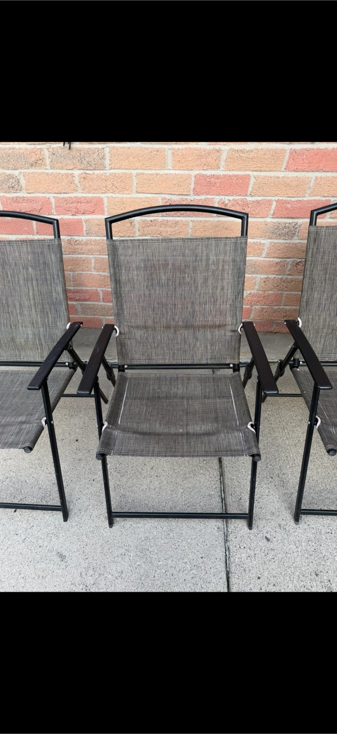 3 Pieces - Foldable Weather-Proof Chairs - photo 5