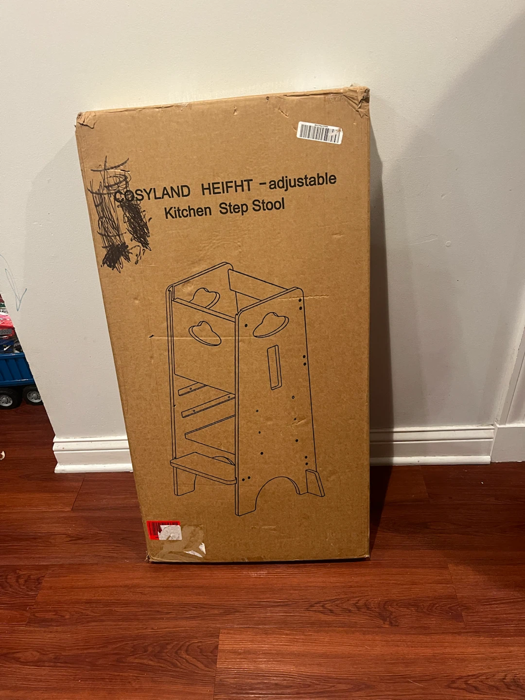 Cosyland Height-Adjustable Kitchen Step Stool - photo 2