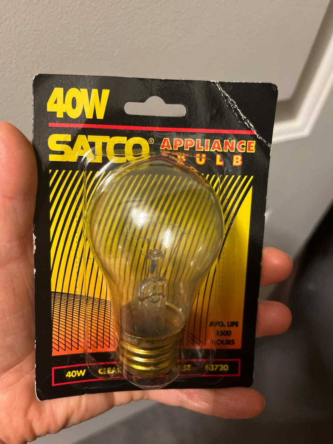 Satco 40W Appliance Light Bulb