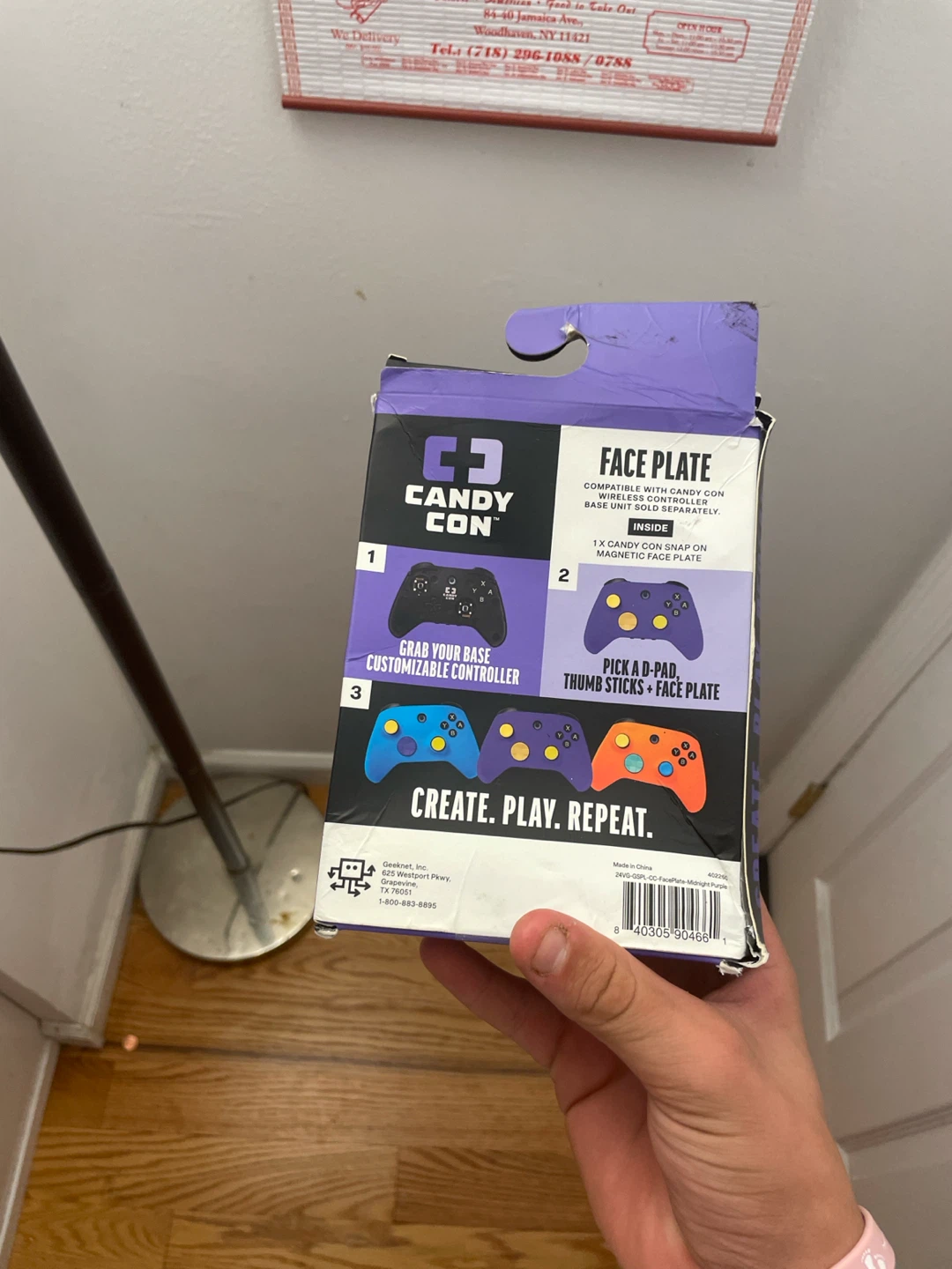 Candy Con Midnight Purple Controller Face Plate - photo 2