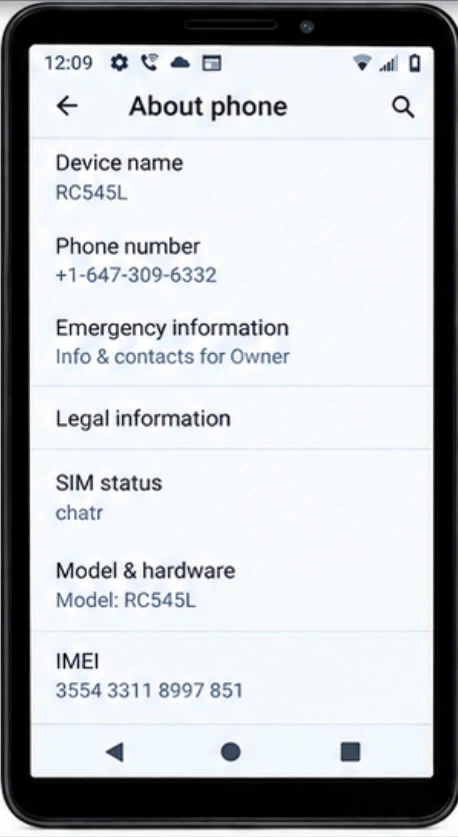 Orbic Model RC545L cellphone - photo 5