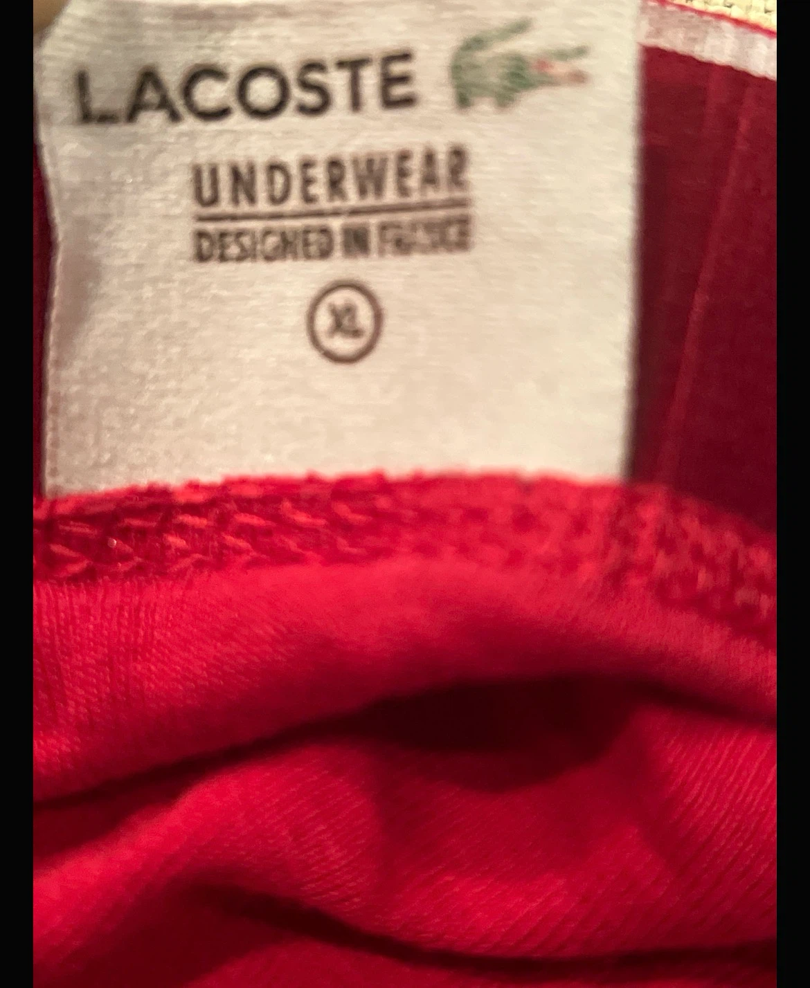 Lacoste Men's Underwear, Red, Size XL - photo 5