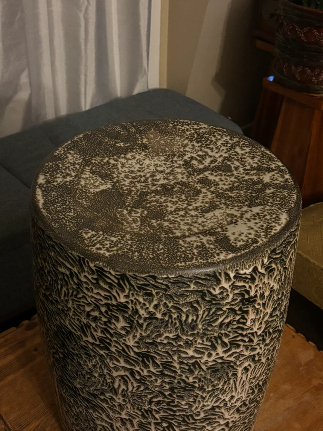 Rare Ceramic Stool Mercan - photo 2