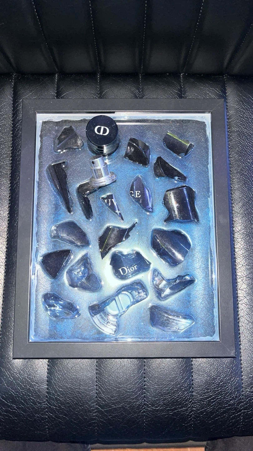 Dior Sauvage Broken Bottle Wall Art