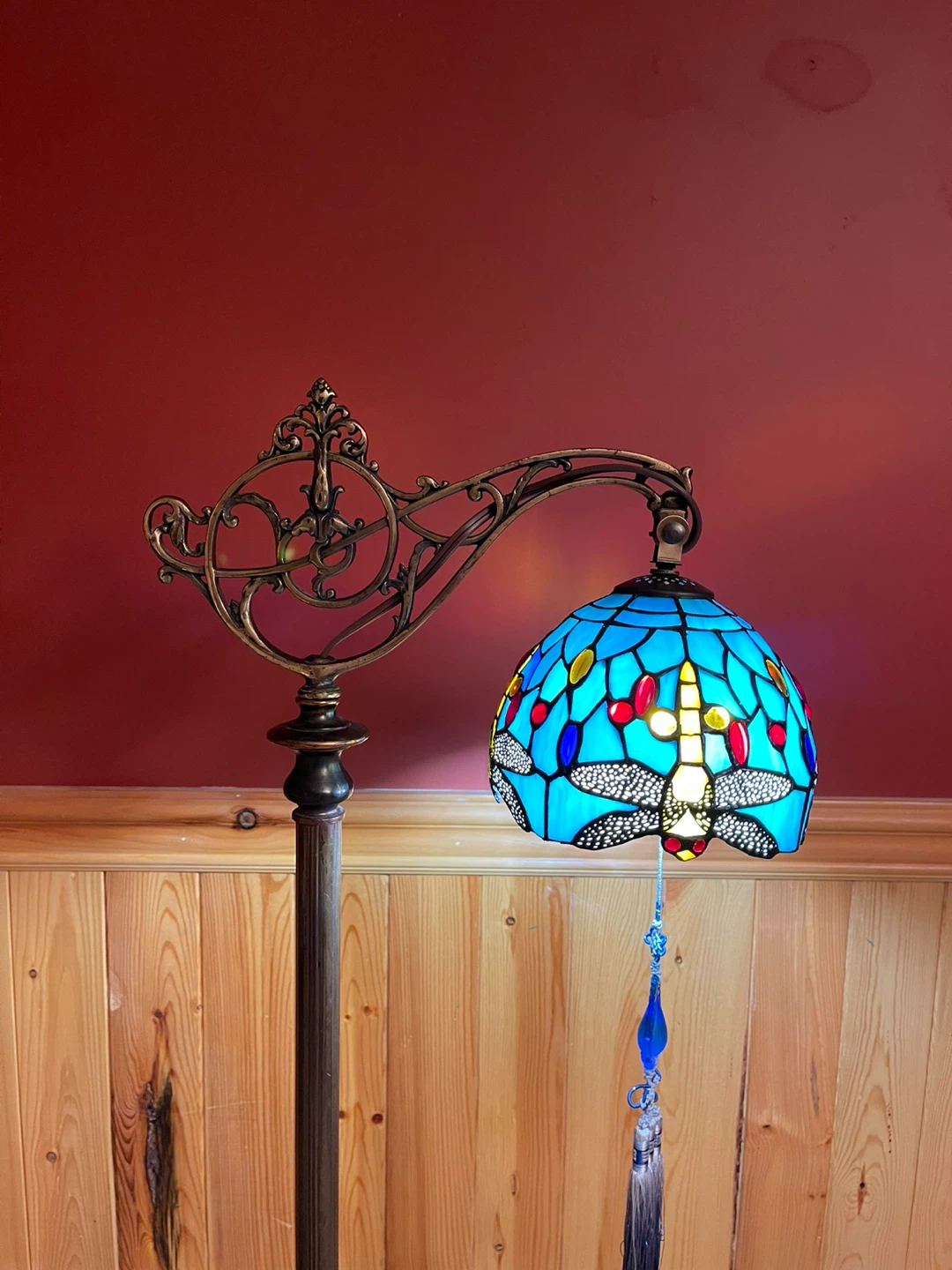 A stunning antique bridge floor lamp - photo 2