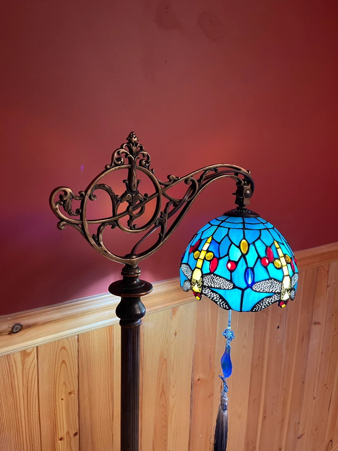 A stunning antique bridge floor lamp - photo 3