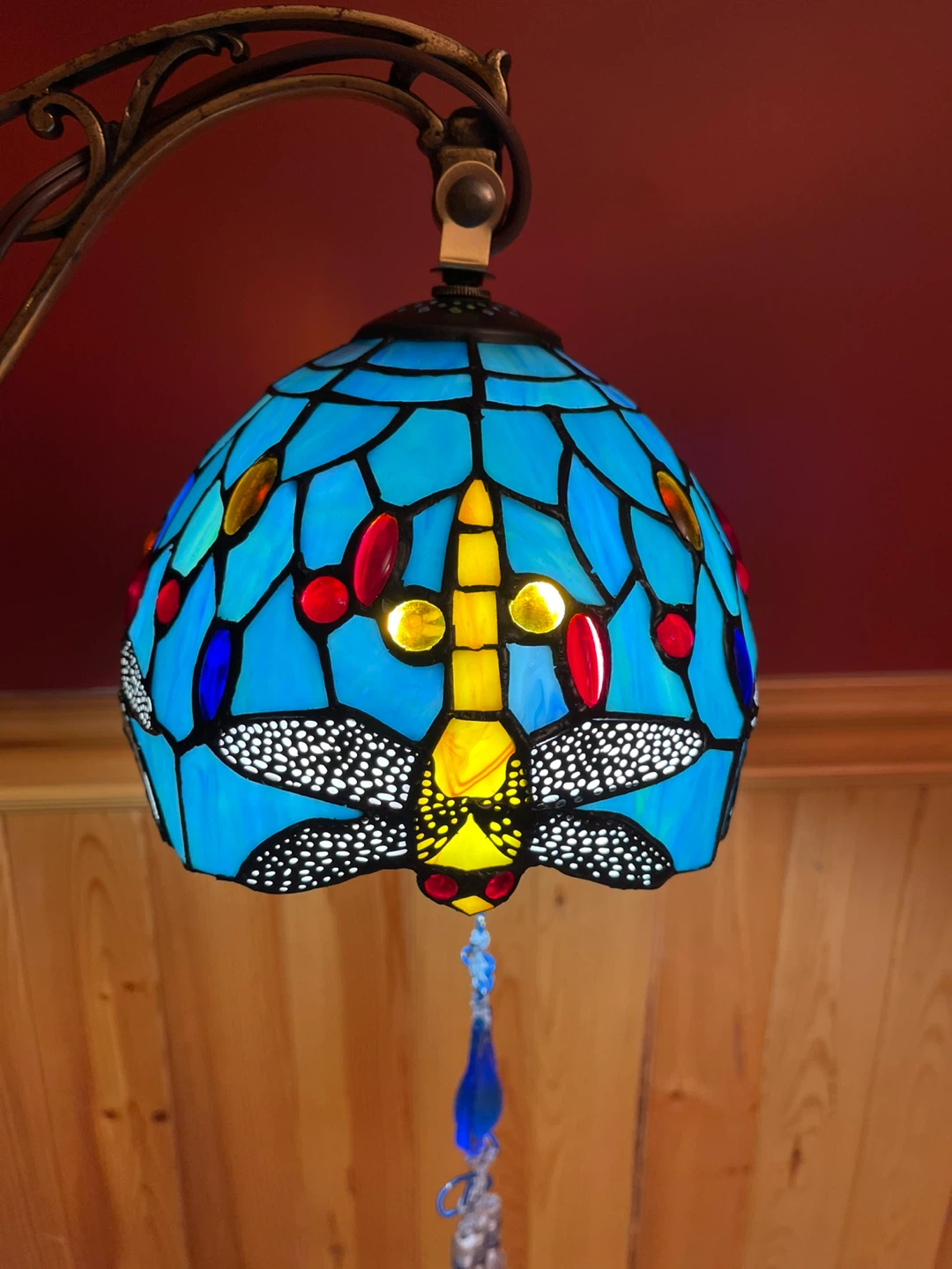 A stunning antique bridge floor lamp - photo 5