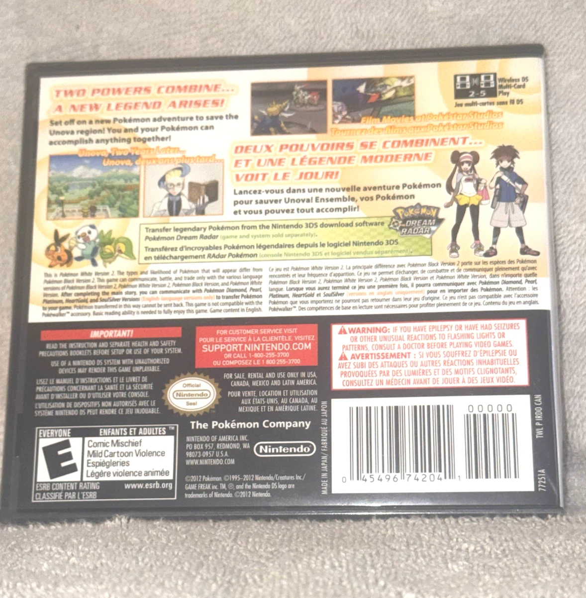 Pokemon White Version 2 Brand New - Nintendo DS - photo 2