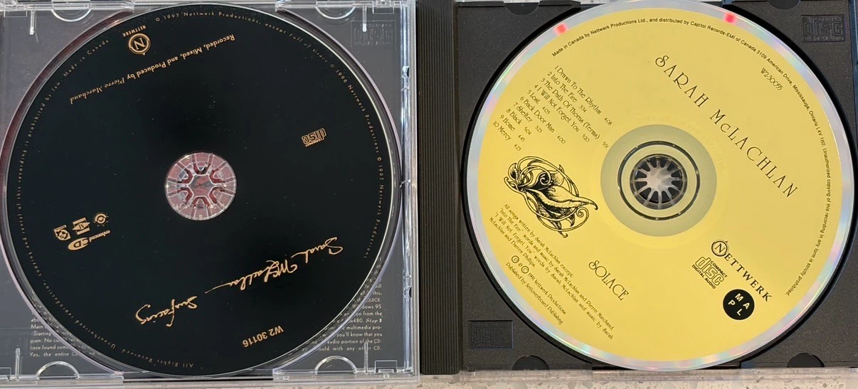 Sarah McLachlan 2 CD Lot: Surfacing and Solace - photo 3