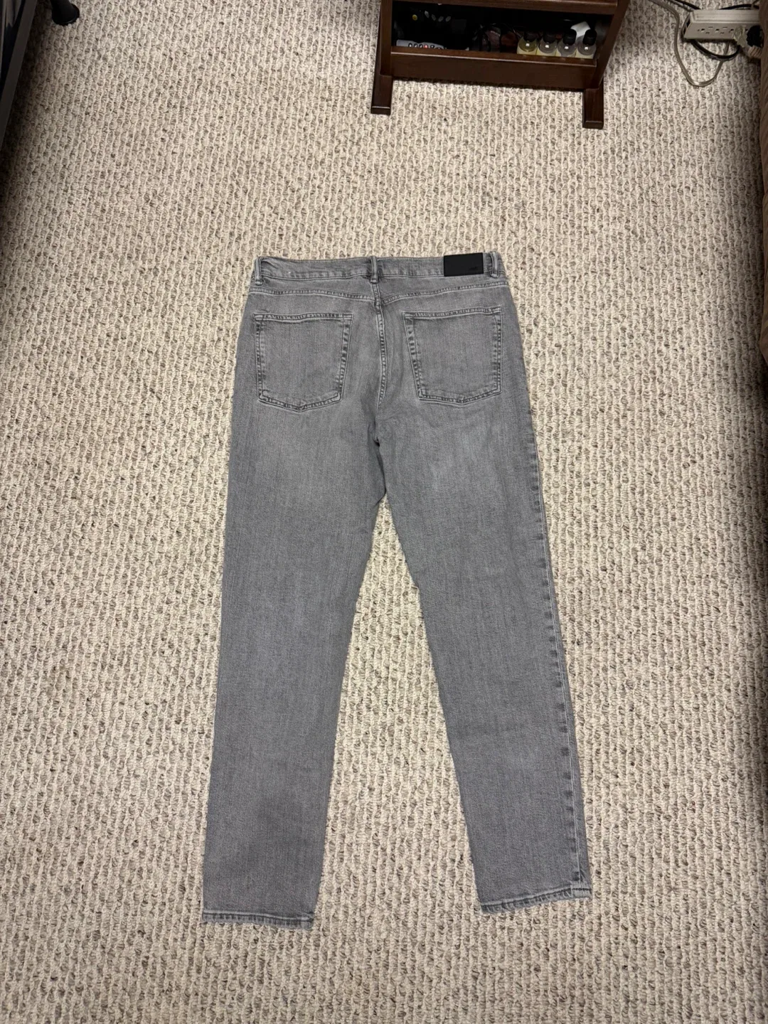 Zara Grey Denim Jeans - photo 2