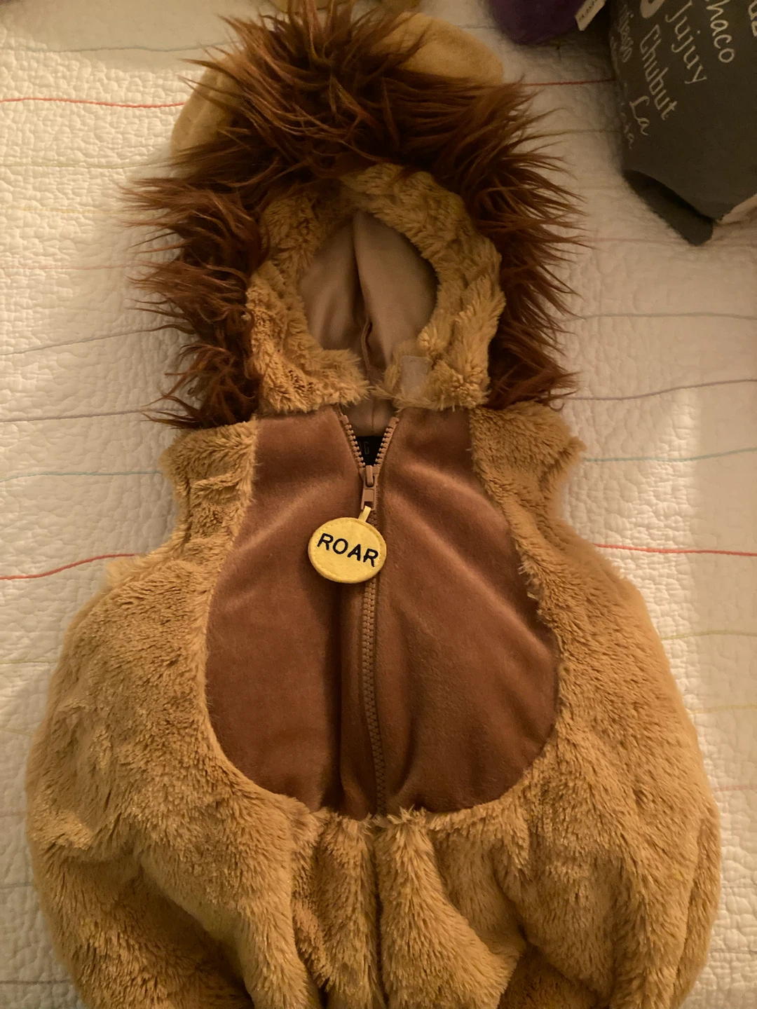 Going Wild Lion Costume Vest 12M