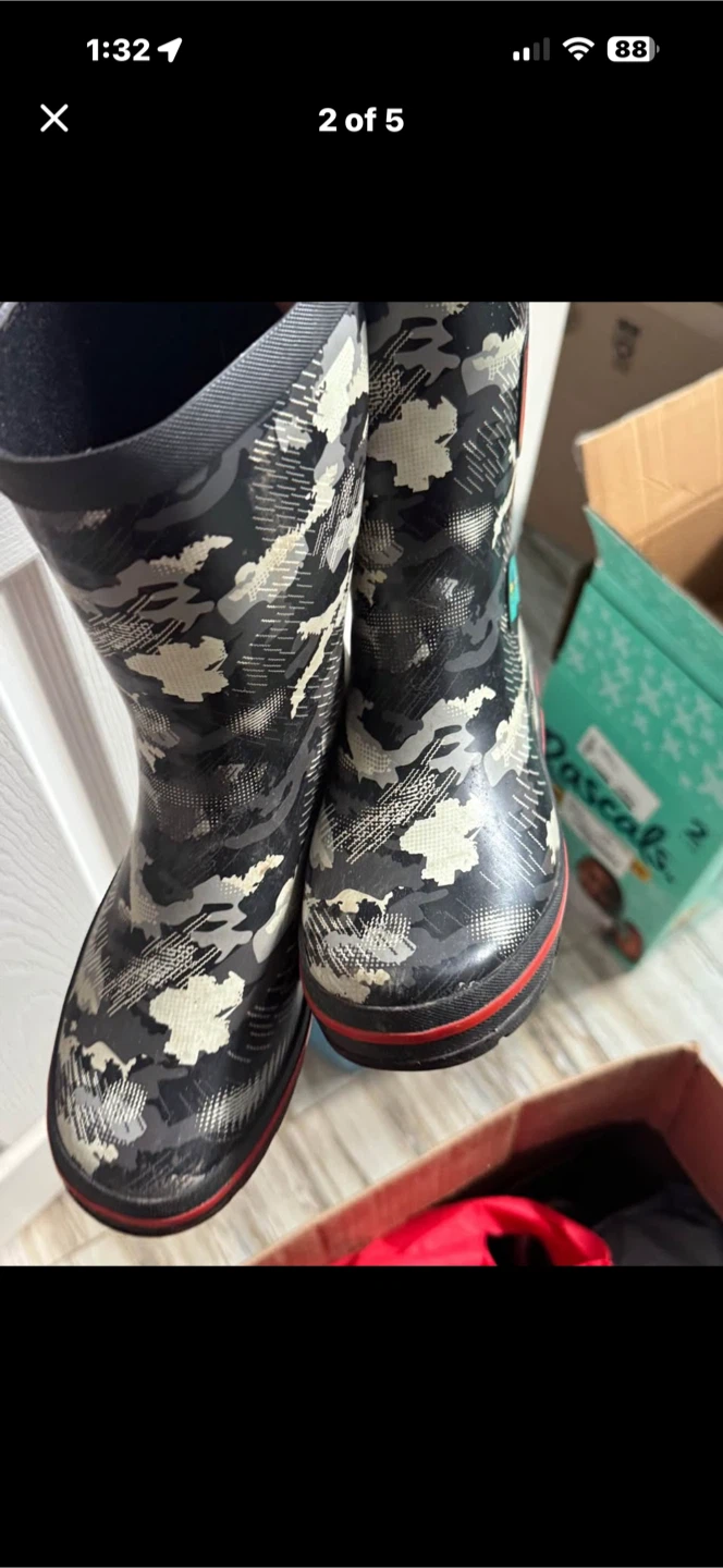 Kids gaming camouflage rain boots - photo 2