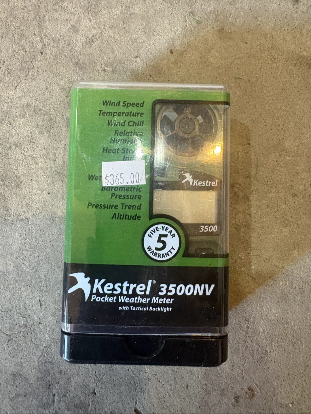 Kestrel 3500NV Pocket Weather Meter