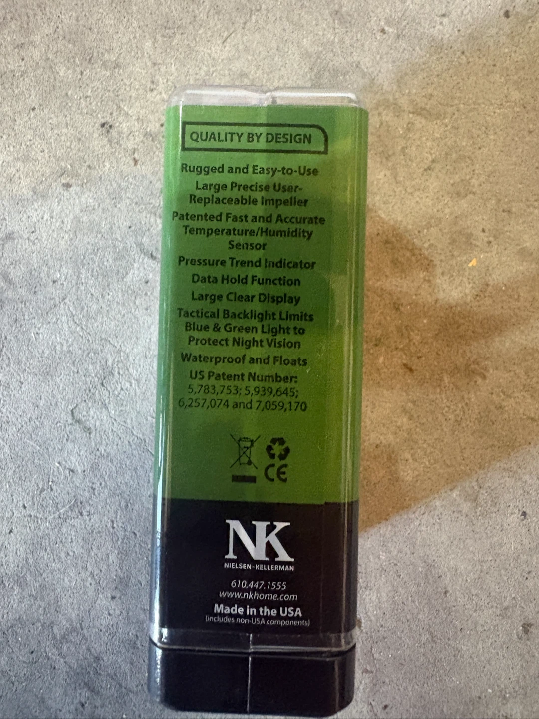 Kestrel 3500NV Pocket Weather Meter - photo 3